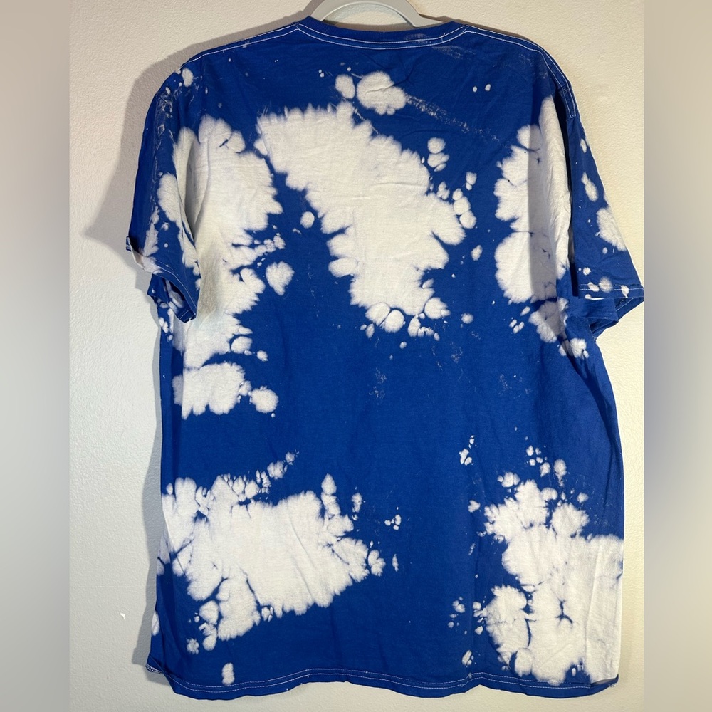 Def Leppard Blue Tie-Dye Graphic T-Shirt XL - Picture 5 of 5